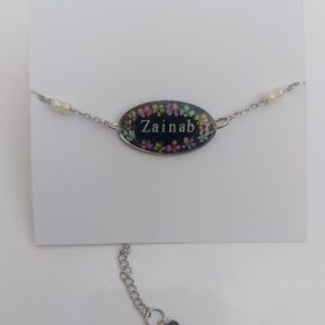 Black name Bracelet