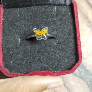Floral Silver Ring