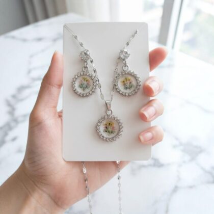 Stone Earring Set