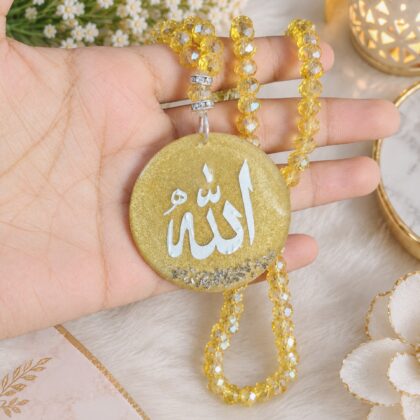Golden Handmade Resin Tasbeeh